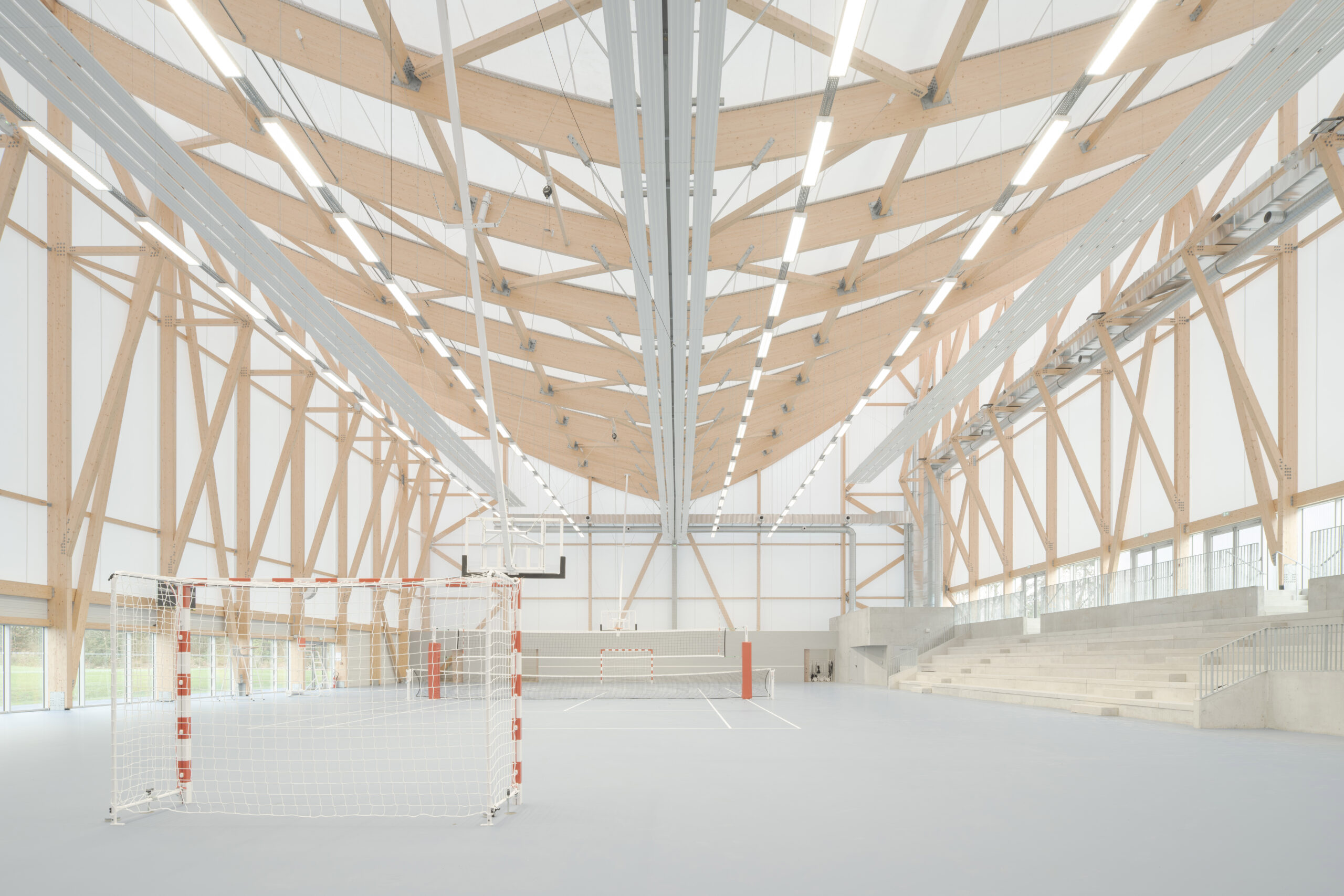 Salle de sport municipale de La Bouëxière, Onze04 Architectes-archtitizer